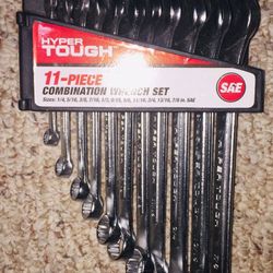 Hyper Touch 11 Piece Combination Wrench Set