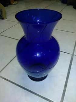 Blue vase