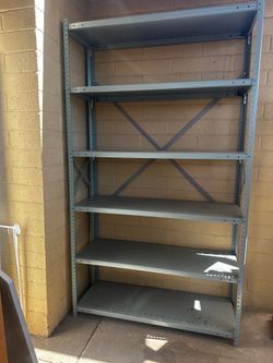 Metal shelf