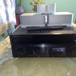 Yamaha RX-A1080 + (2) Sonos CONNECT:AMP + Sonos CONNECT – Working