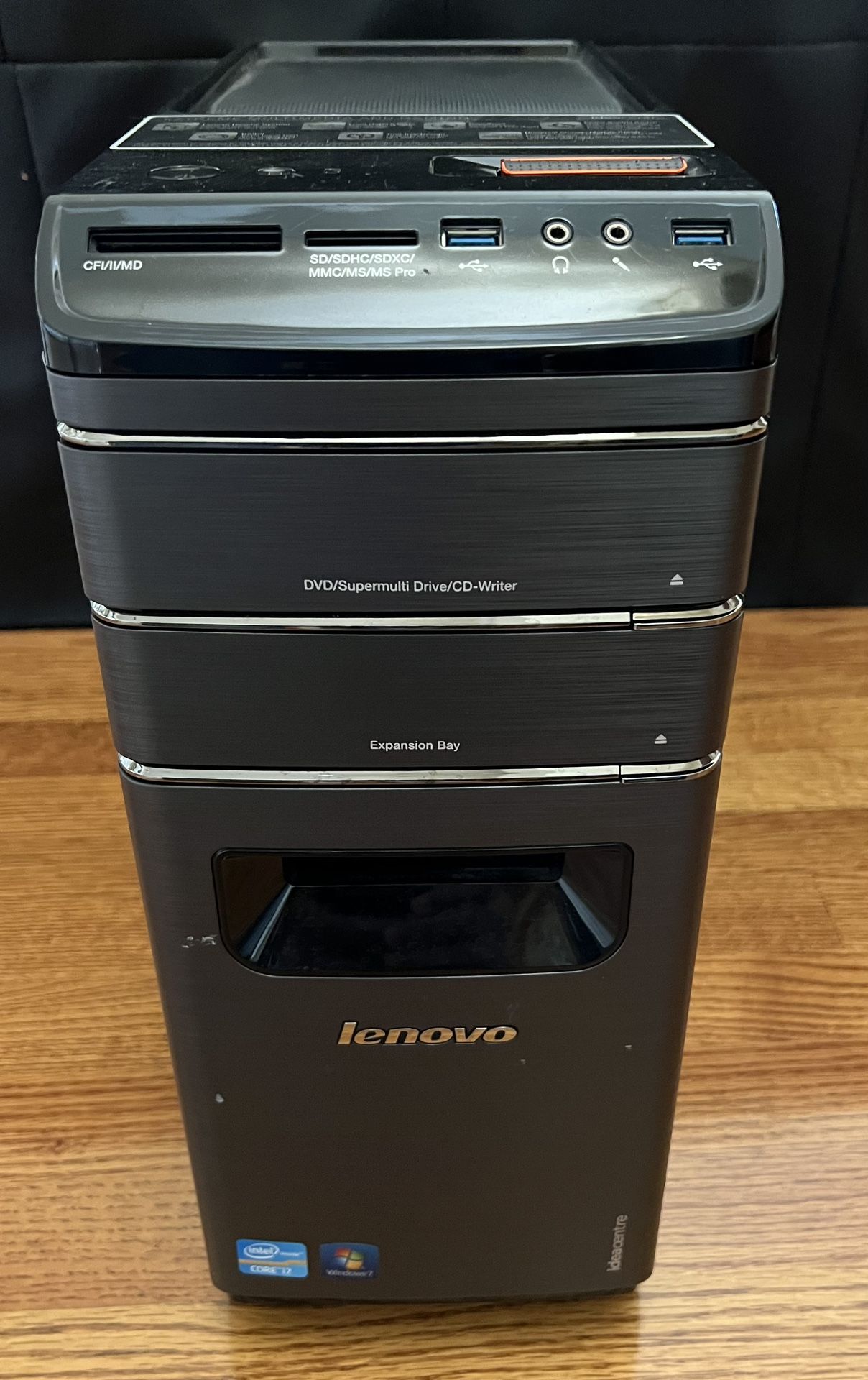 Lenovo Ideacentre K430 Desktop Intel i7 3.40GHz 4 Core, 8 logical processors.