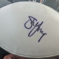 Authentic Steve Young Autographed Football 