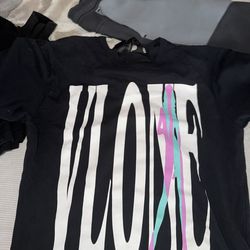 Cotton Candy/ Black vlone tee shirt size small men’s
