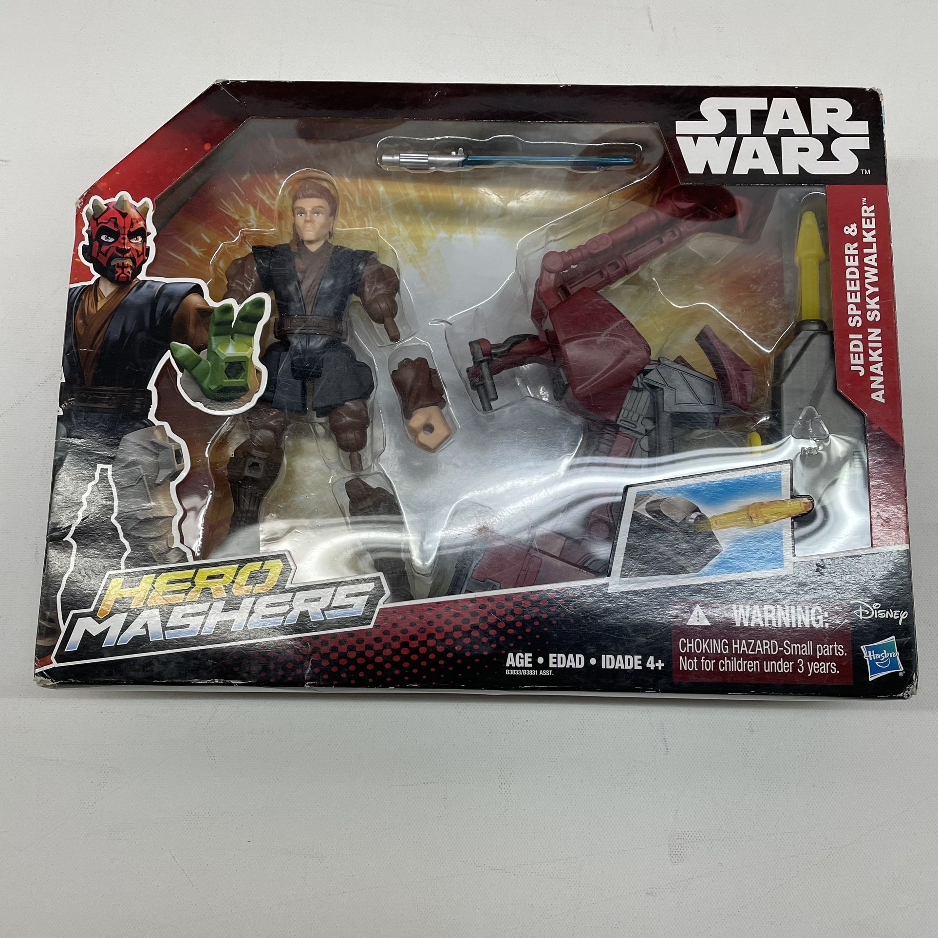 Star Wars Hero Mashers Jedi Speeder & Anakin Skywalker Action Figure Set – Hasbro 2016 – New in Box 