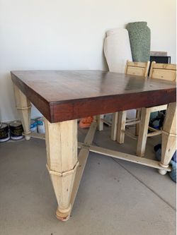 Indoor or outdoor dining table
