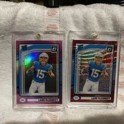 Ladd McConkey Red Wave & Pink Optic 