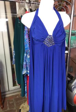Royal blue dress
