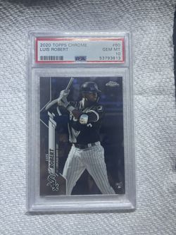 2020 TOPPS CHROME LUIS ROBERT PSA 10