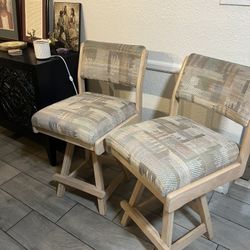 Barstools And Mirror