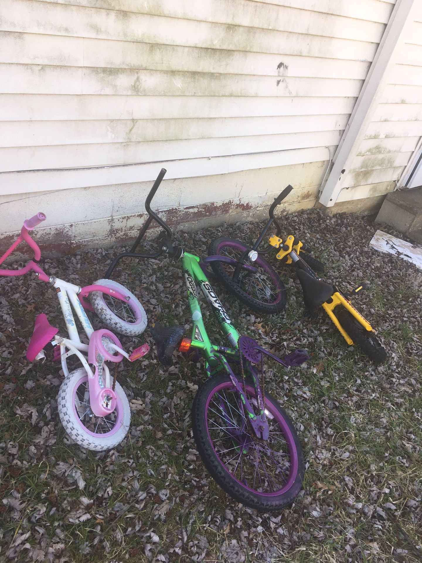 Kids bikes and cars $10 a ride