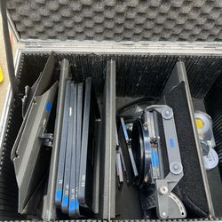 ARRI MB-15 Matte Box Kit 15mm Swing-Away 4x5.6 & 5x6 Filter Trays + Case