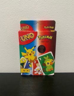 UNO Pokémon NEW Playing Card Deck Mattel English Asia Nintendo Game