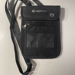 OMYSTYLE Neck Travel Wallet, RFID Passport Holder, Adjustable Neck Strap