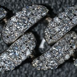 Brand New 15mm Mosaic Moissanite Cuban Link Bracelet 