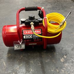 Craftsman Electric Compressor 3 Gallon 100 PSI
