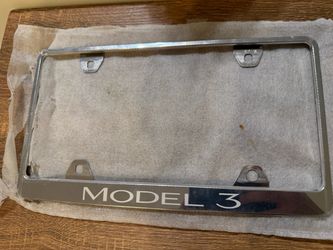 Tesla Model 3 License Plate frame - NEW