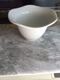 White Plastic Wash Basin Bowl