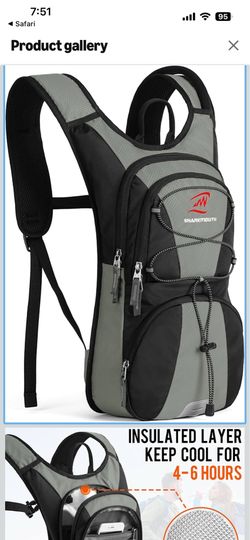 Hydration backpack- Sharkmouth brand