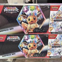 Prismatic Evolution Surprise Box & Booster Bundle 