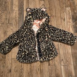 Cat & Jack Leopard Print Coat