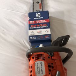 Husqvarna 450 Rancher 20” Chainsaw 50.2cc – Brand New