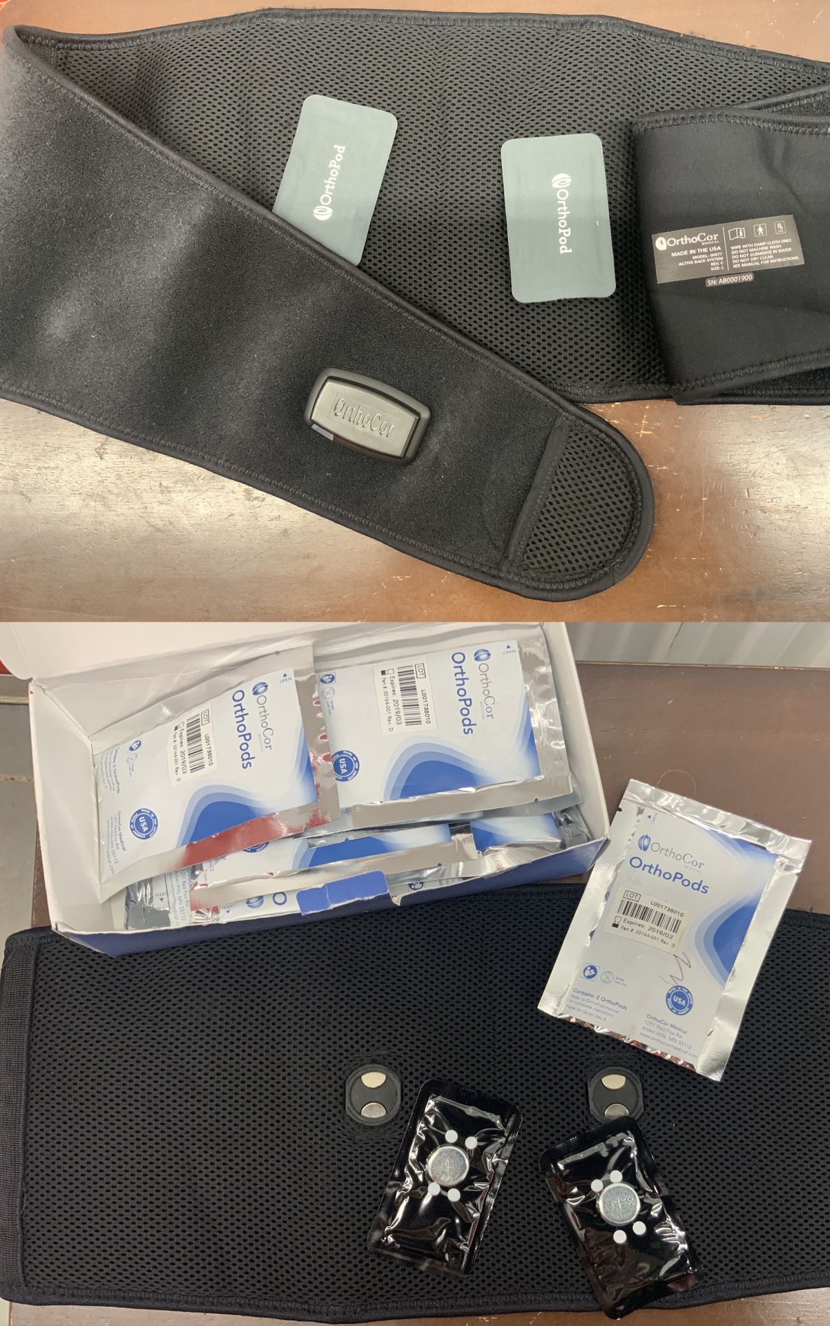 🔥 1 ORTHO COR MEDICAL Pulsed Electro-Magnetic Field (PEMF) Therapy w/ 15 Unopened OrthoPod Packs... Value $225