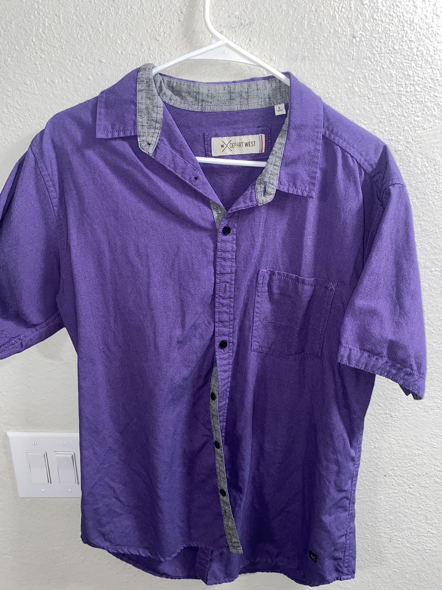 Large Purple Men’s Shirt