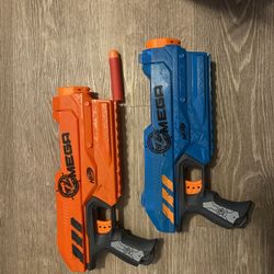2x Nerf Mega Magnus Blasters