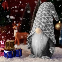 Christmas Decorations Gnomes Plush Santa, Handmade Swedish Gnome Tomte Christmas Decoration for Christmas Tree Ornament,, Garden, Table, Outdoor & Ind