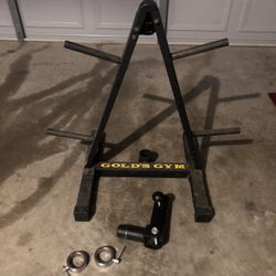 Gold’s Gym Plate Tree Rack