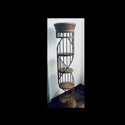 Roman style - wrought iron - stone shelves 5ft 9”