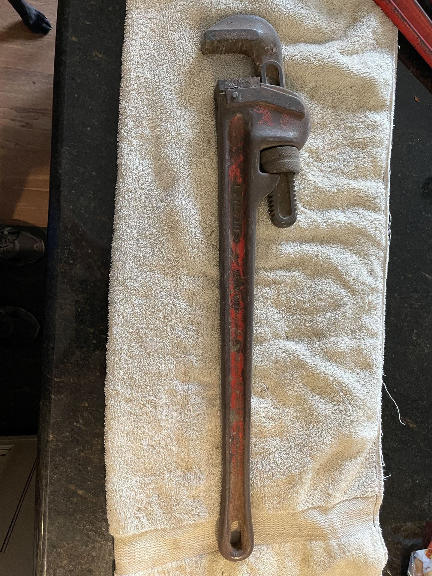 Vintage Rigid 24” Pipe Wrench