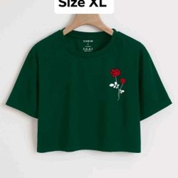 New Women's Crop Top Size XL 