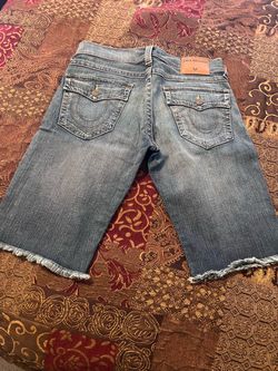 True Religion Denim Cut-Off Shorts