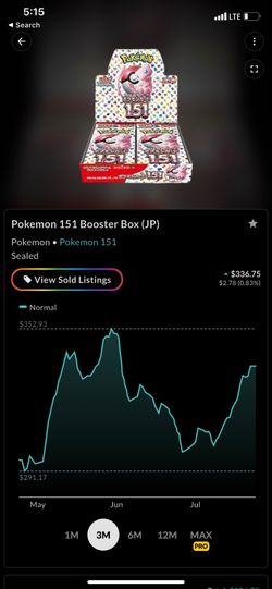 151 Booster Box JPN