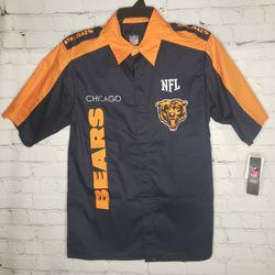 Chicago Bears Mechanics Button Up Shirt