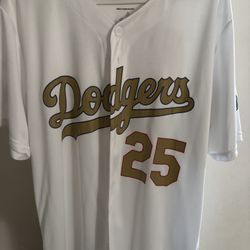 Dodgers Edman Size M Championship Jersey 