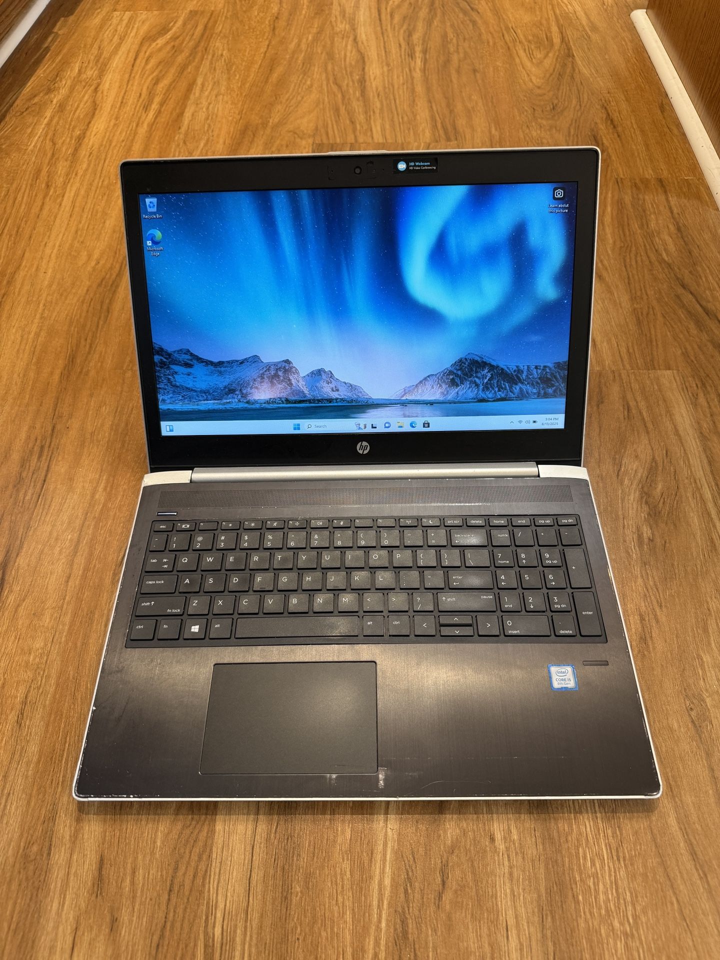 HP ProBook 450 G5 Core i5 8th gen 16GB Ram 256GB SSD Windows 11 Pro 15.6” UHD Screen Laptop with charger in Excellent Working condition!!!! Specifica