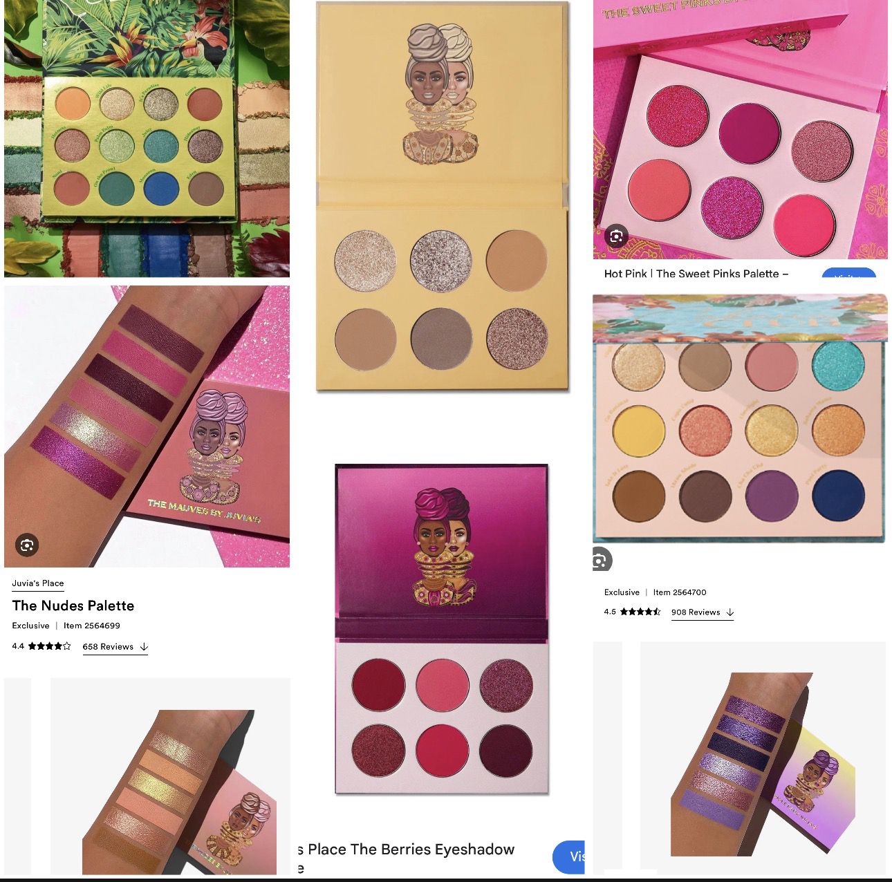 Brand new eyeshadow palettes