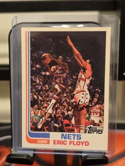Topps Eric Floyd Nets Signed Basketball Card