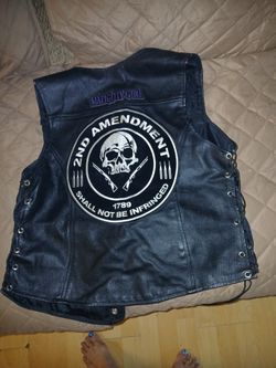 Women's Leather Vest