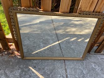 Fancy Wooden Mirror