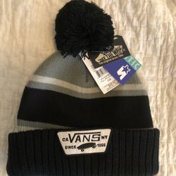 VANS Beanie (Starter Colab) - Grey And Black - NEW!!!