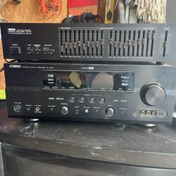 Yamaha Receiver And Equalizer