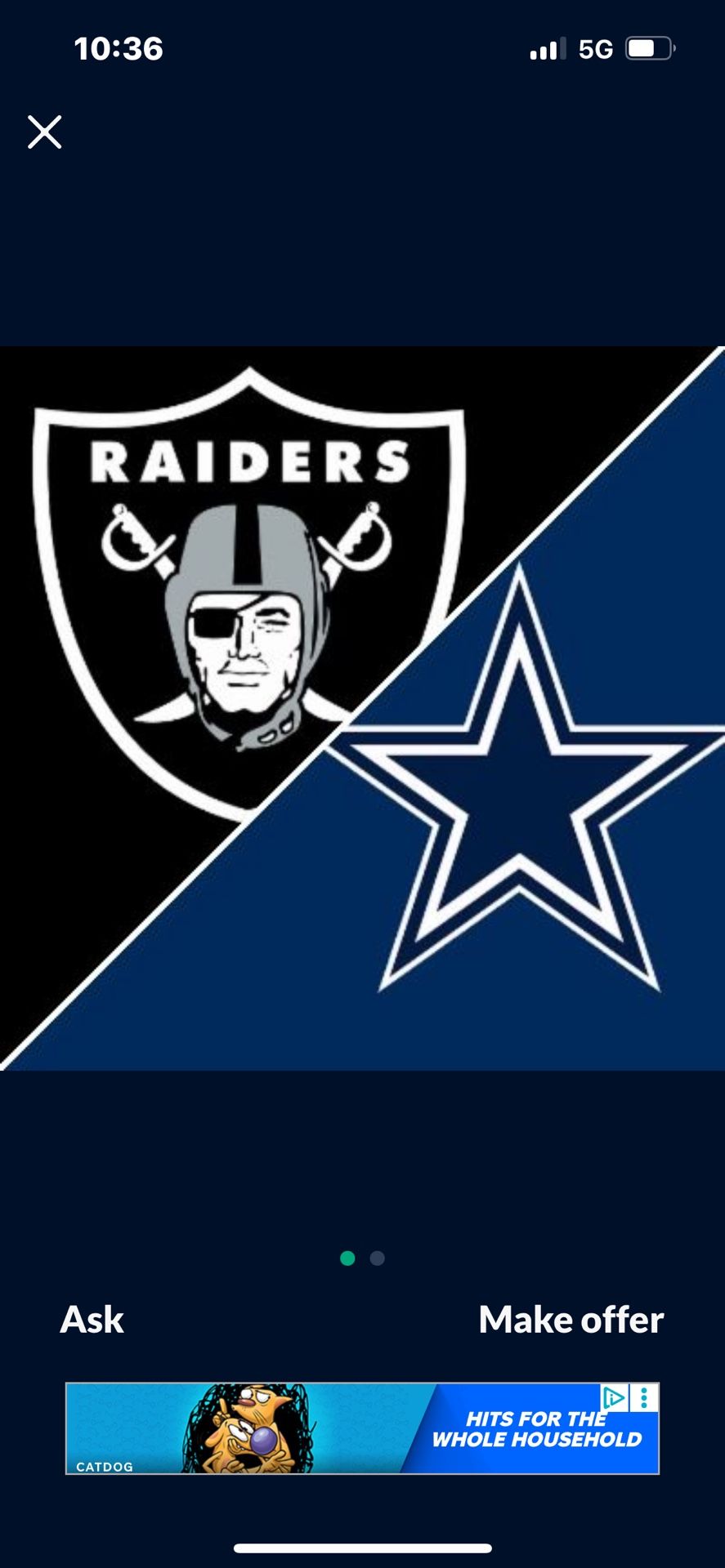 Raider Vs Cowboys 11/17/25