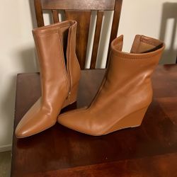 Brown High Heel Boots 