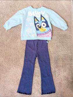 Toddler Girl Bluey Set - Size: 4T