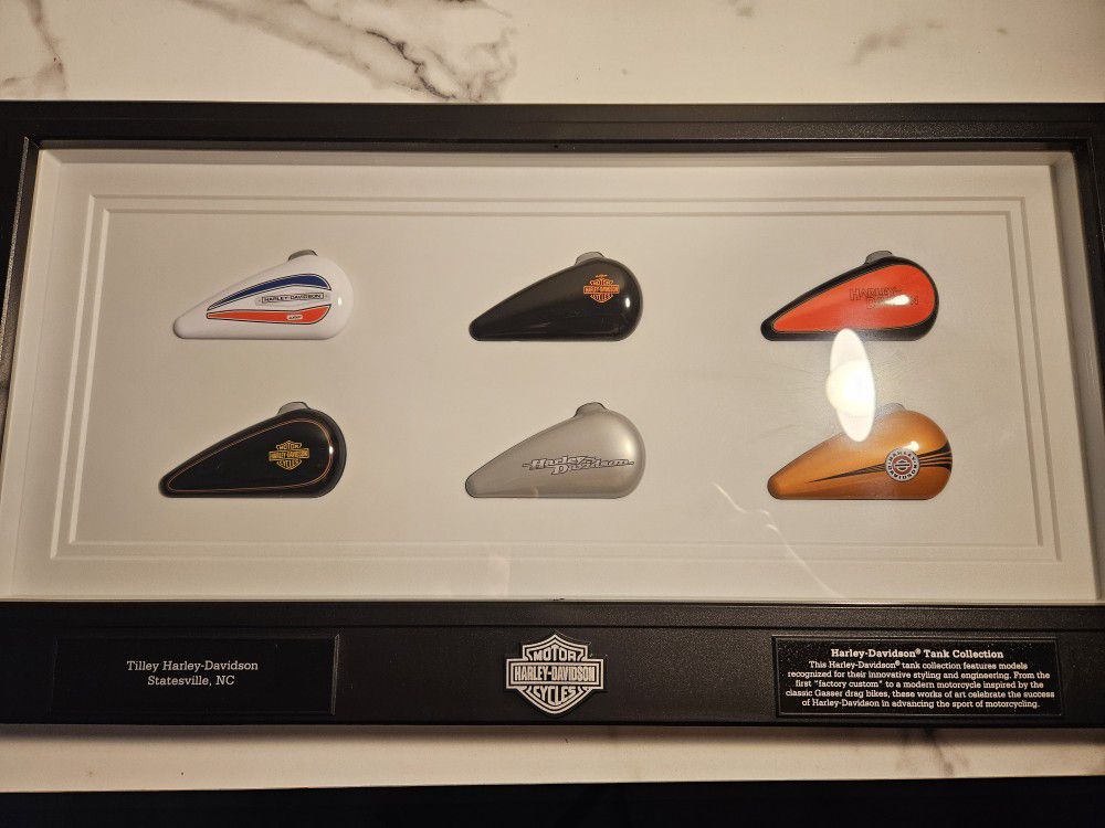Tilley Harley Davidson Statesville NC Tank Collection Display Collectible New!