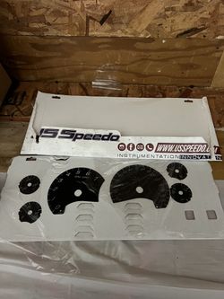 C6 Corvette Speedo Black