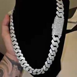 Cadenas Cubanas De Plata Sólida 